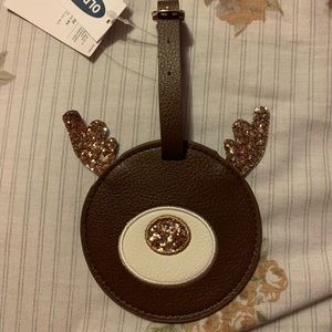 Reindeer Luggage Tag